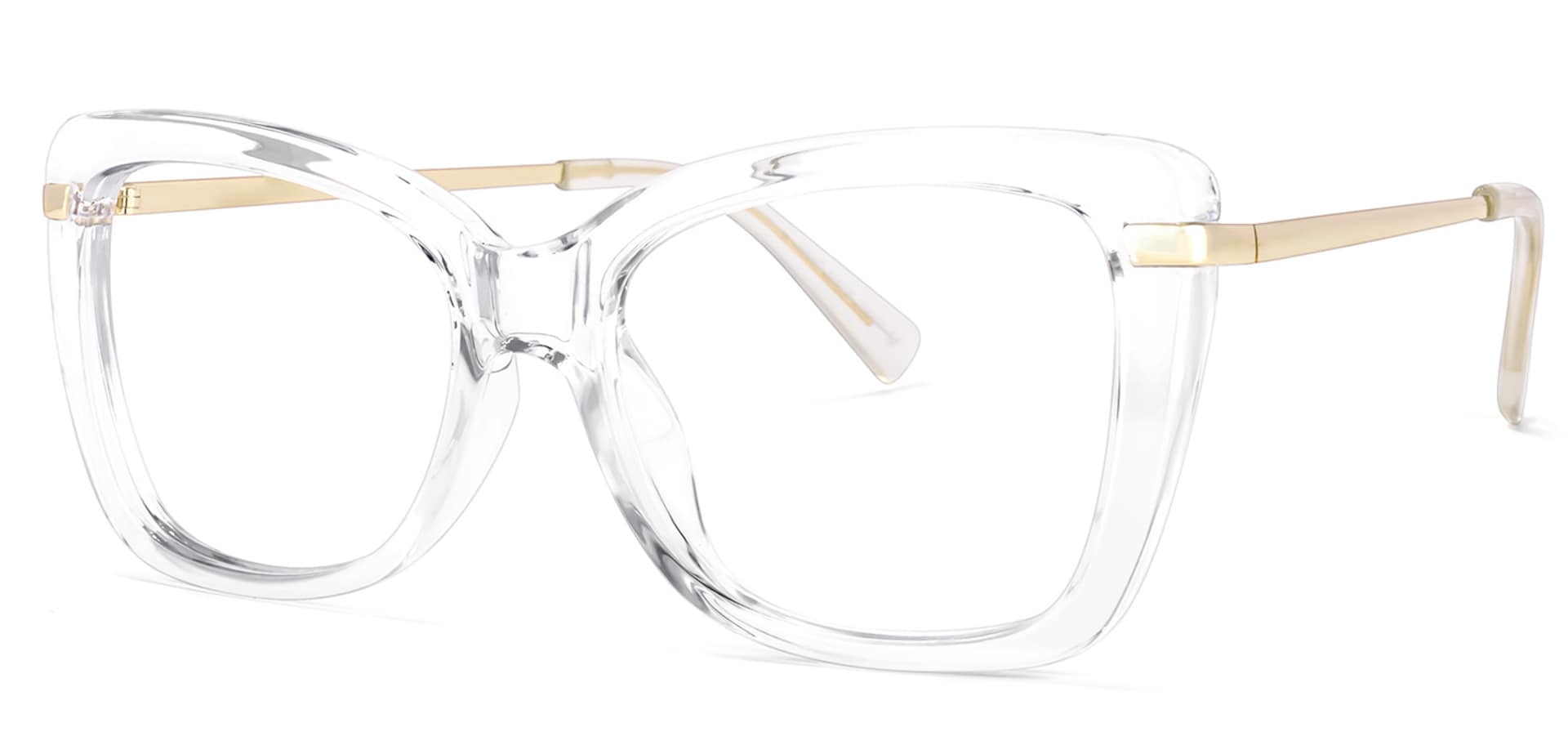 Yulia Cateye Crystal Glasses | Zeelool Glasses1