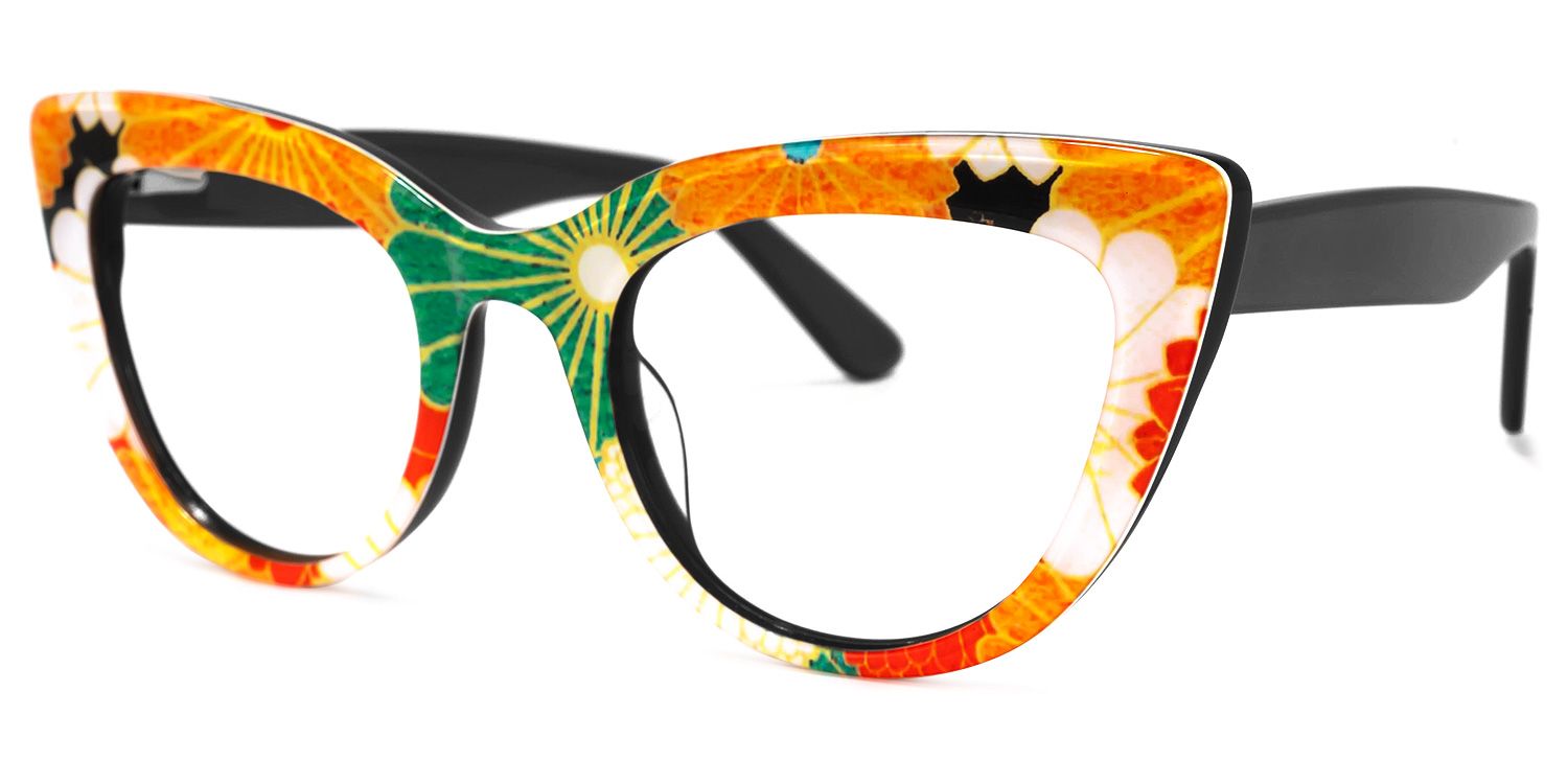 Makie Cateye Black Glasses | Zeelool Glasses1