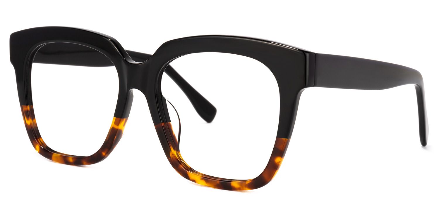 Xion Square Tortoise Glasses | Zeelool Glasses1
