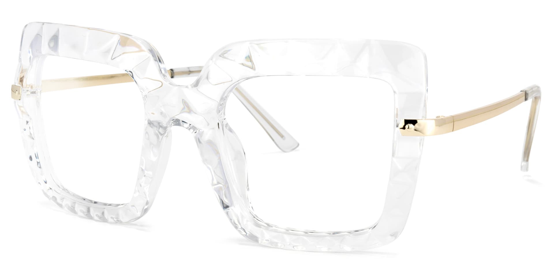 Amecia Square Crystal Glasses | Zeelool Glasses1
