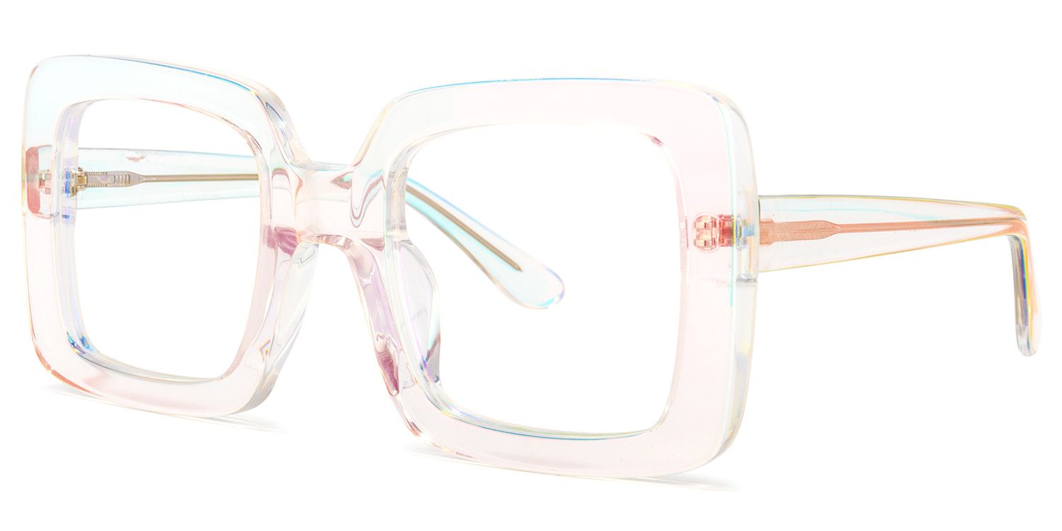 Willie Square Clear Glasses | Zeelool Glasses1