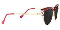 Hearn Cat Eye Red Sunglasses3