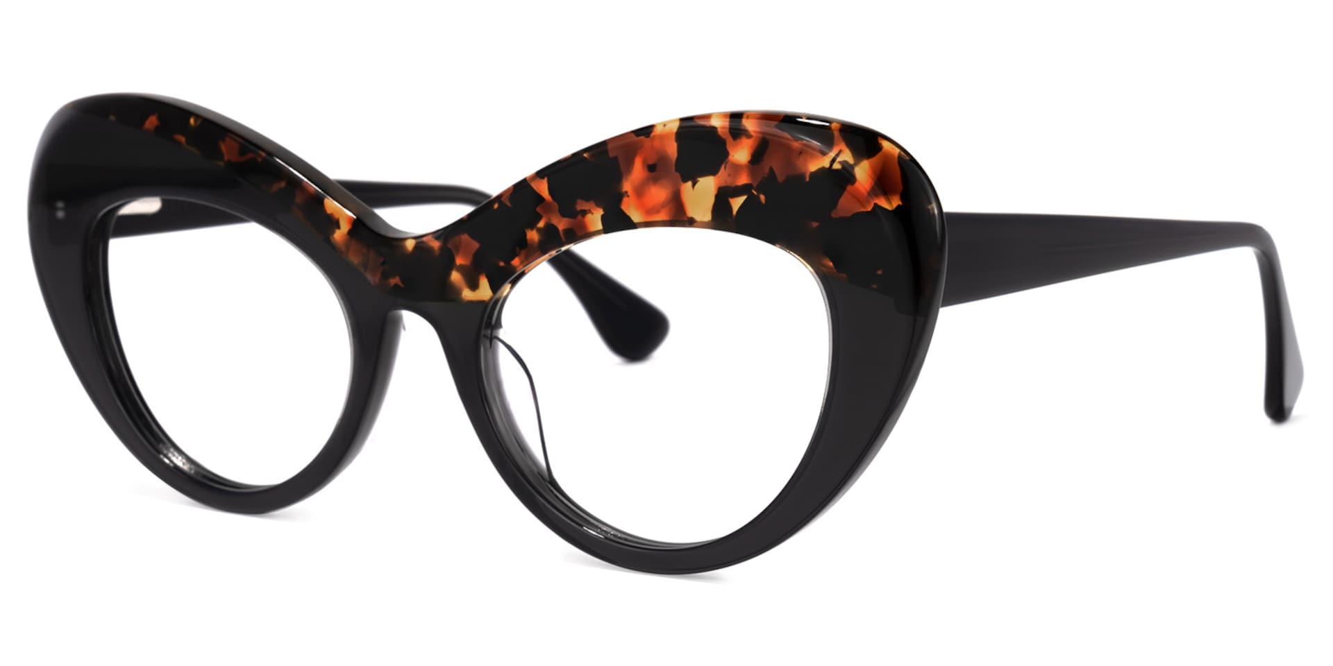 Bellamy Cateye Black-Tortoise Glasses | Zeelool Glasses4