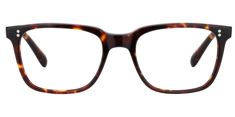 Lamont Rectangle Tortoise Frame Glasses | Zeelool0
