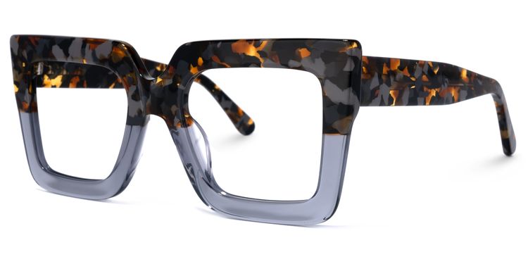 Brandon Gray Square Glasses