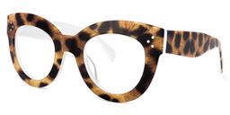Torres Cateye Brown-Leopard Glasses1