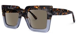 Brandon Square Gray Sunglasses1