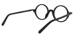 Aloysius Round Black Glasses5