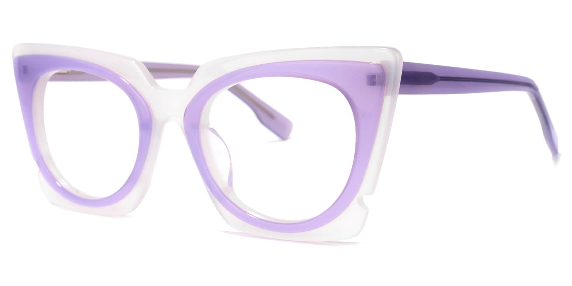 Wingate Cateye Purple Glasses | Zeelool Glasses1