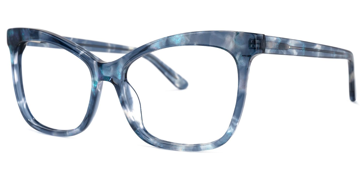 Richardson Cateye Blue Glasses | ZEELOOL Canada1