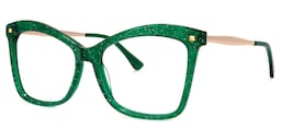 Isaebella Butterfly Green Glasses1