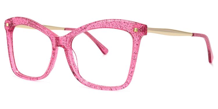Isaebella Butterfly Bright-Pink Glasses