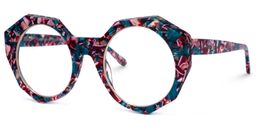 Bogar Geometric Floral Glasses1