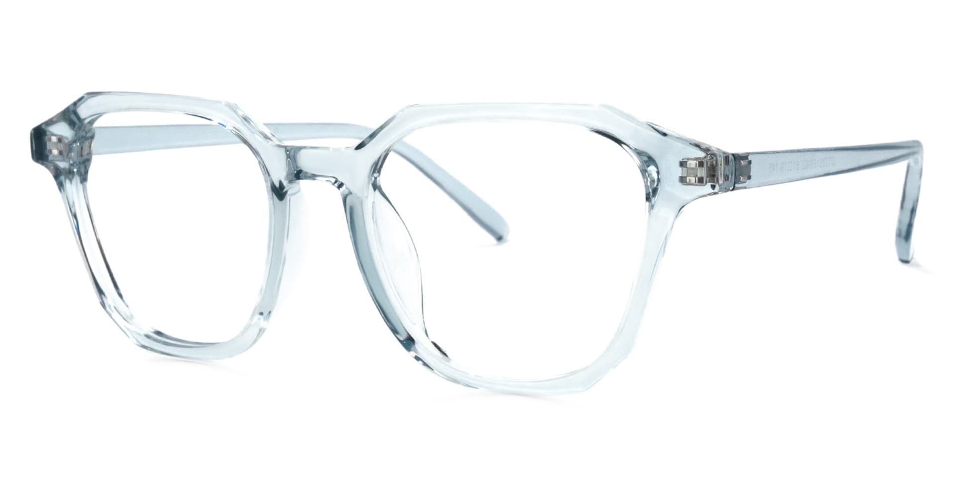 Preston Square Light-Blue Glasses | Zeelool Glasses1