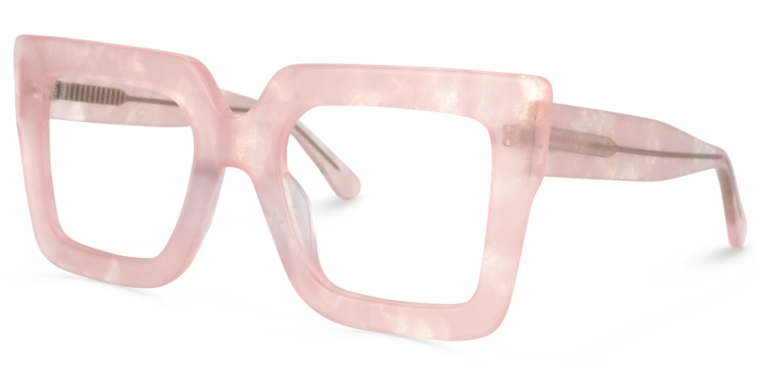 Brandon Square Pink Glasses
