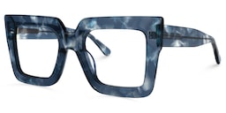 Brandon Square Dark-Blue Glasses1