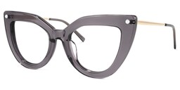 Garbo Cateye Gray Glasses1