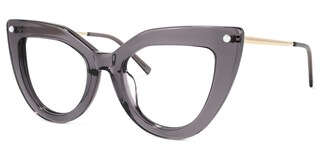 Garbo Cateye Gray Glasses1
