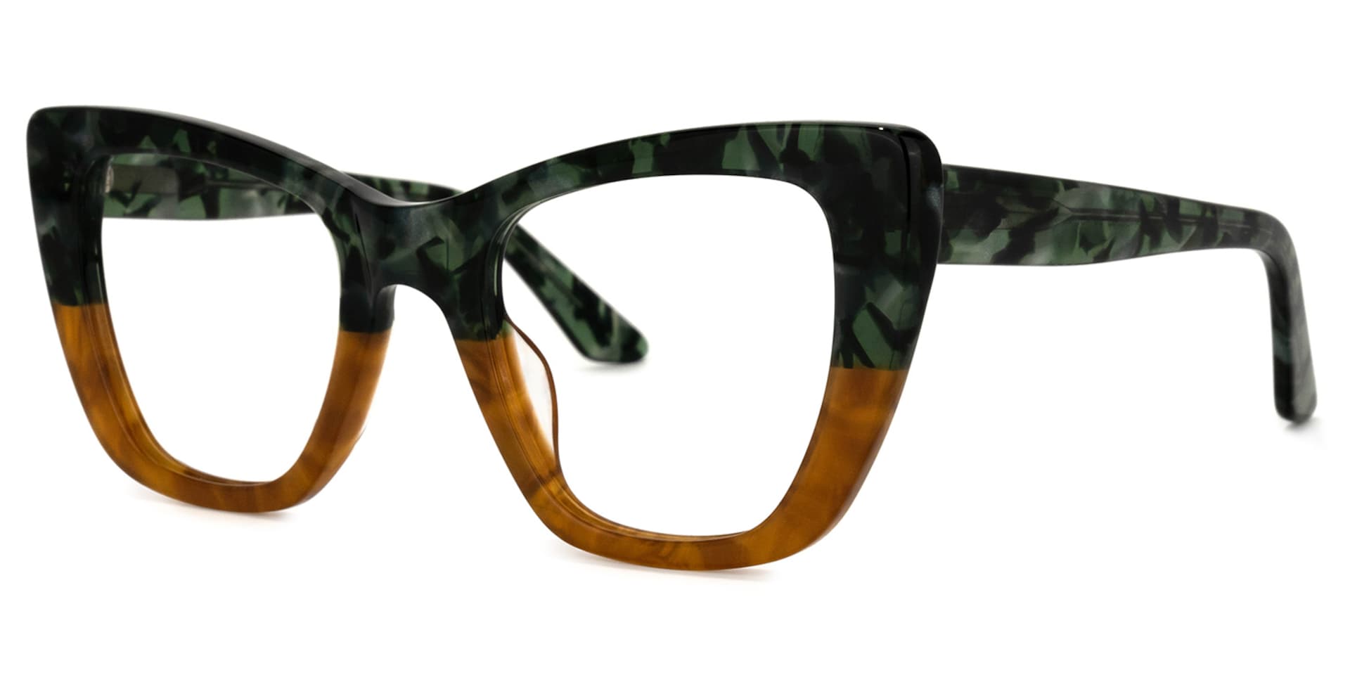 Lewis Cateye Two-Tone Glasses | Zeelool Glasses1