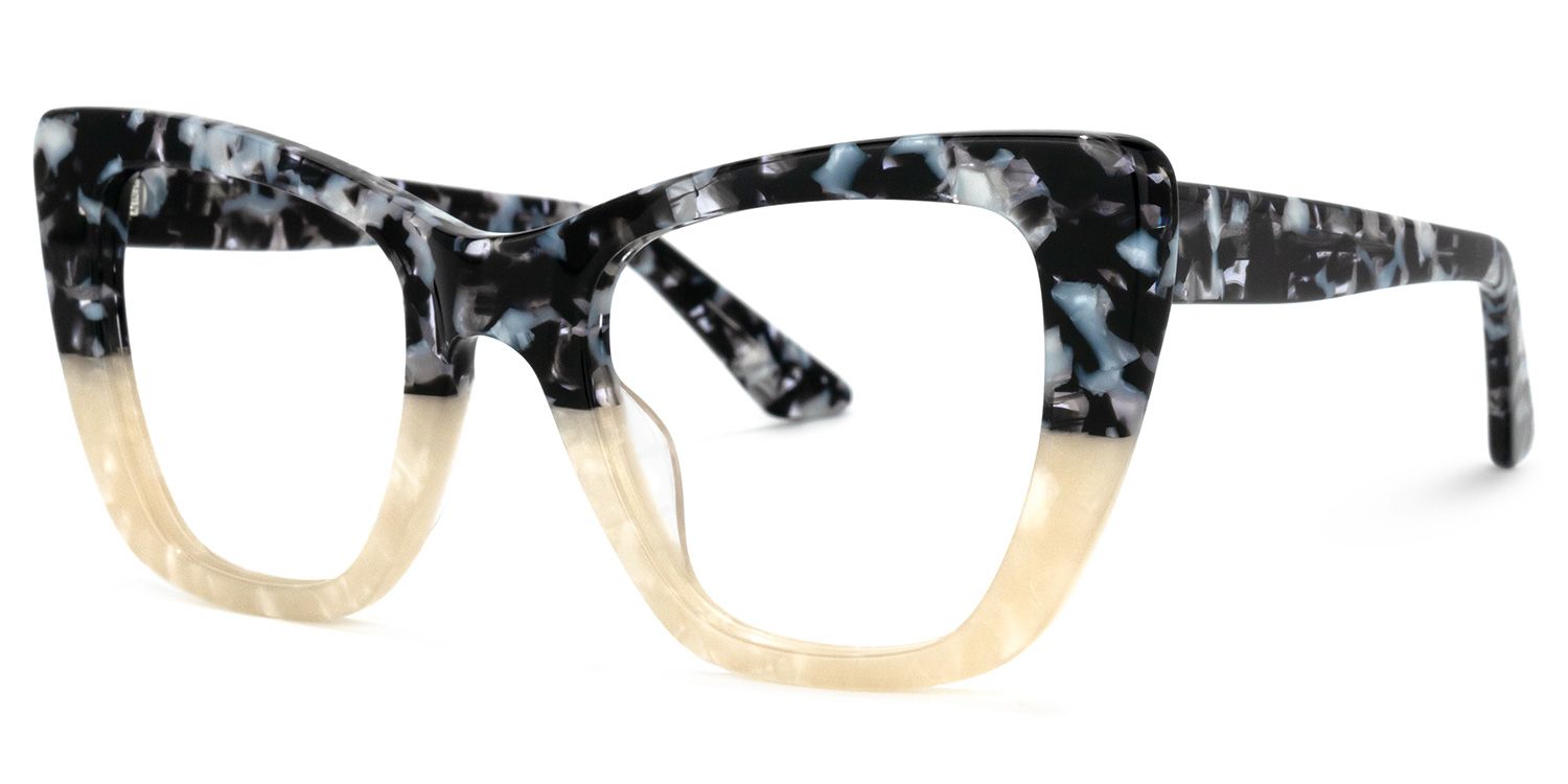 Lewis Cateye Marble Glasses | Zeelool Glasses1