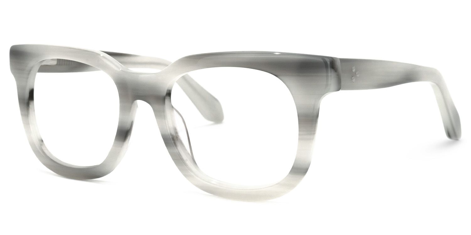 Crunch Square Gray Glasses | ZEELOOL Canada1