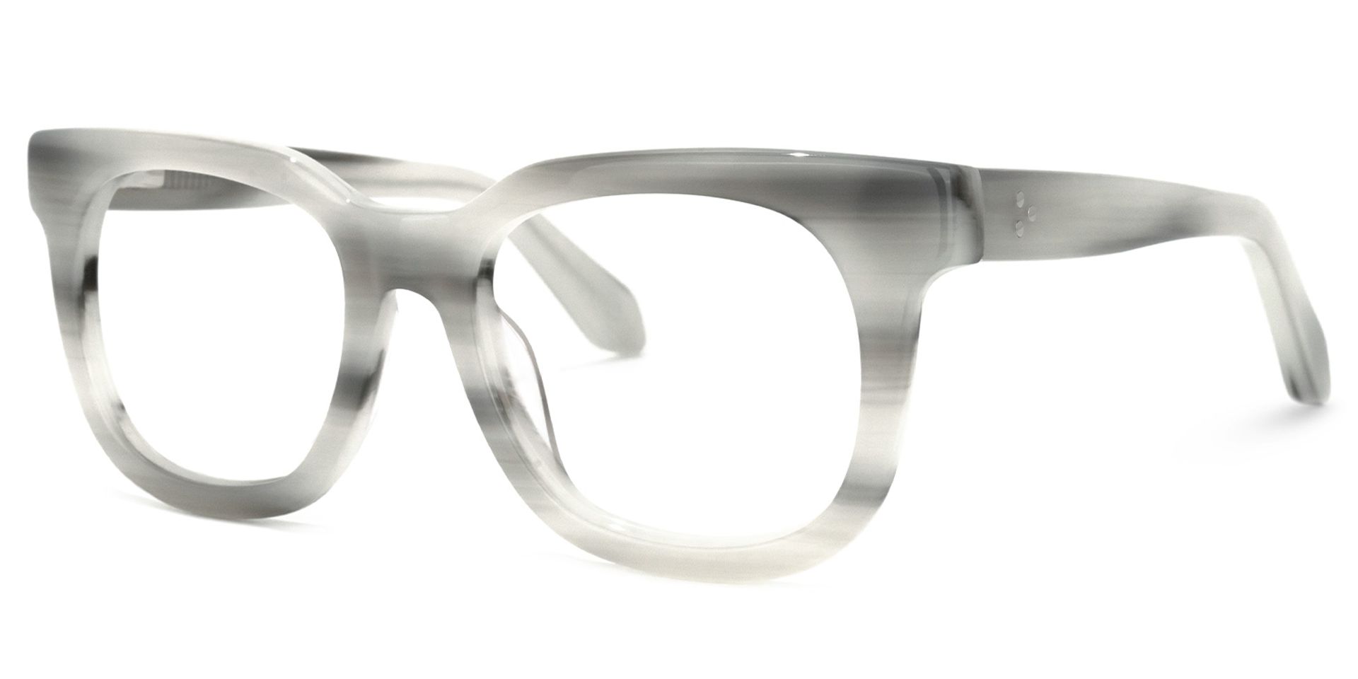 Crunch Square Gray Glasses | Zeelool Glasses1