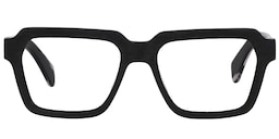 Richard Rectangle Black Glasses0