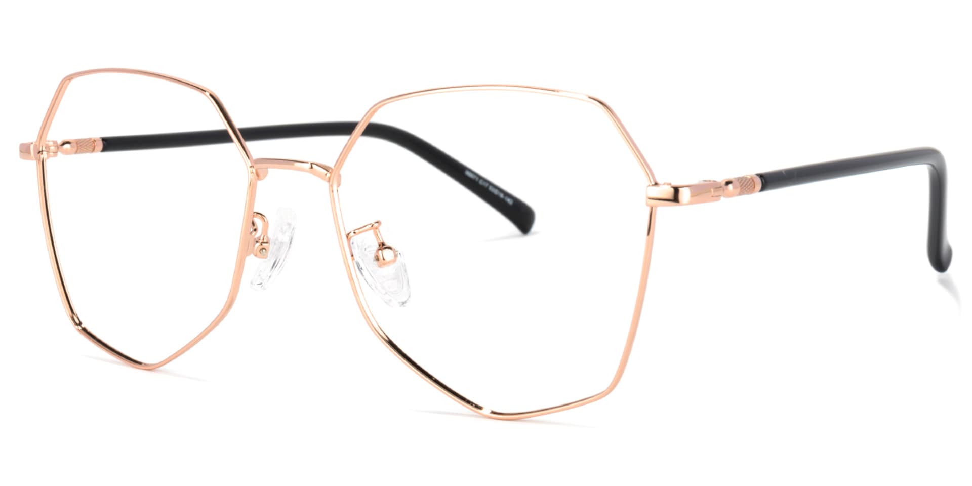 Bivins Geometric Gold Thin Frame Glasses | Zeelool1