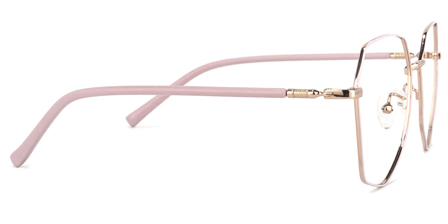 Bivins Geometric Pink Glasses5