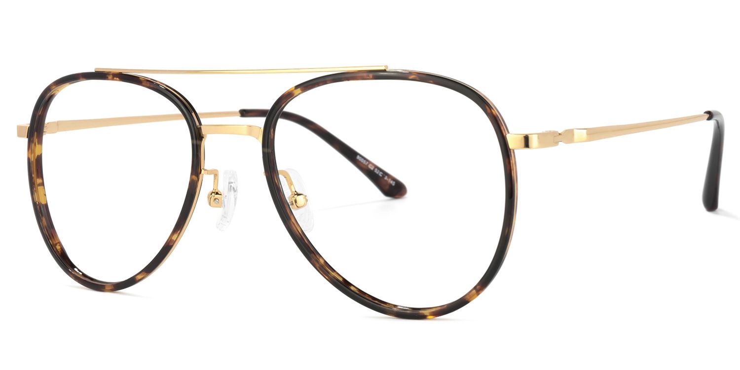 Serrano Avaitor Tortoise Glasses | Zeelool Glasses1