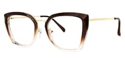 Matos Sqaure Brown Glasses1