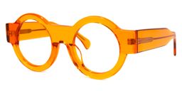 Hardnett Round Orange Glasses1