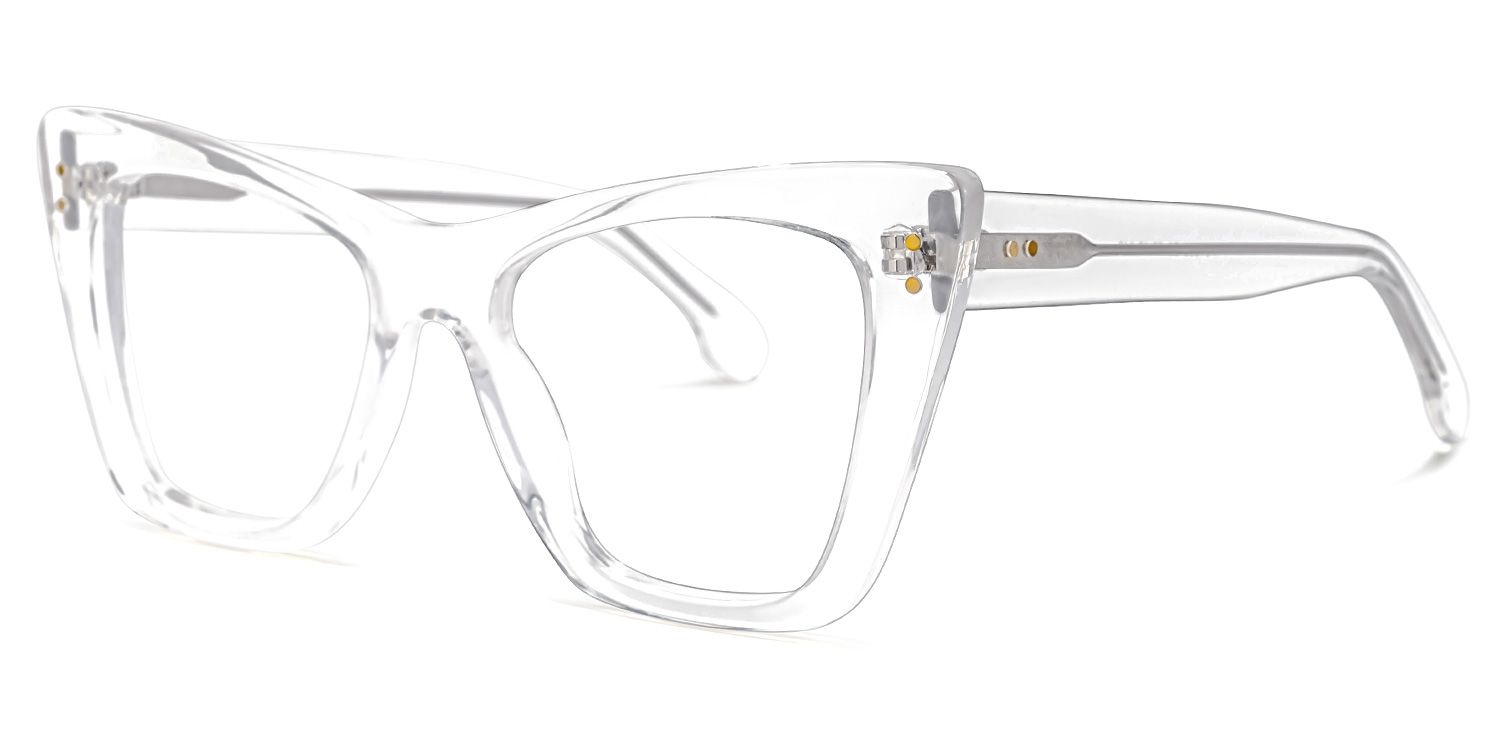 Kovacina Cateye Clear Glasses | Zeelool Glasses1