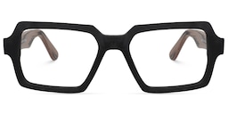Arthur Geometric Black Glasses0