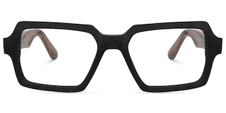Arthur Geometric Black Glasses0
