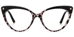 Alivia Cat Eye Black&Tortoise Glasses0