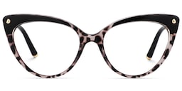 Alivia Cat Eye Black&Tortoise Glasses0