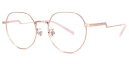 Tiffany Round Pink Glasses1