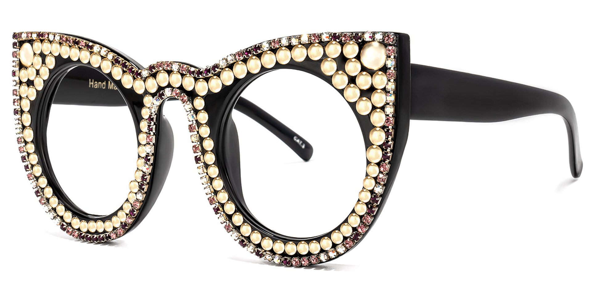 Toshia Cateye Black Glasses | Zeelool Glasses1