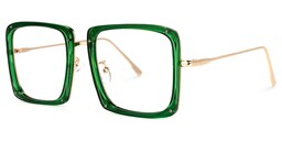 Ashe Square Green Glasses2