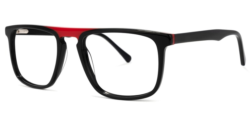 Forsyth Square Black Glasses | Zeelool Glasses1