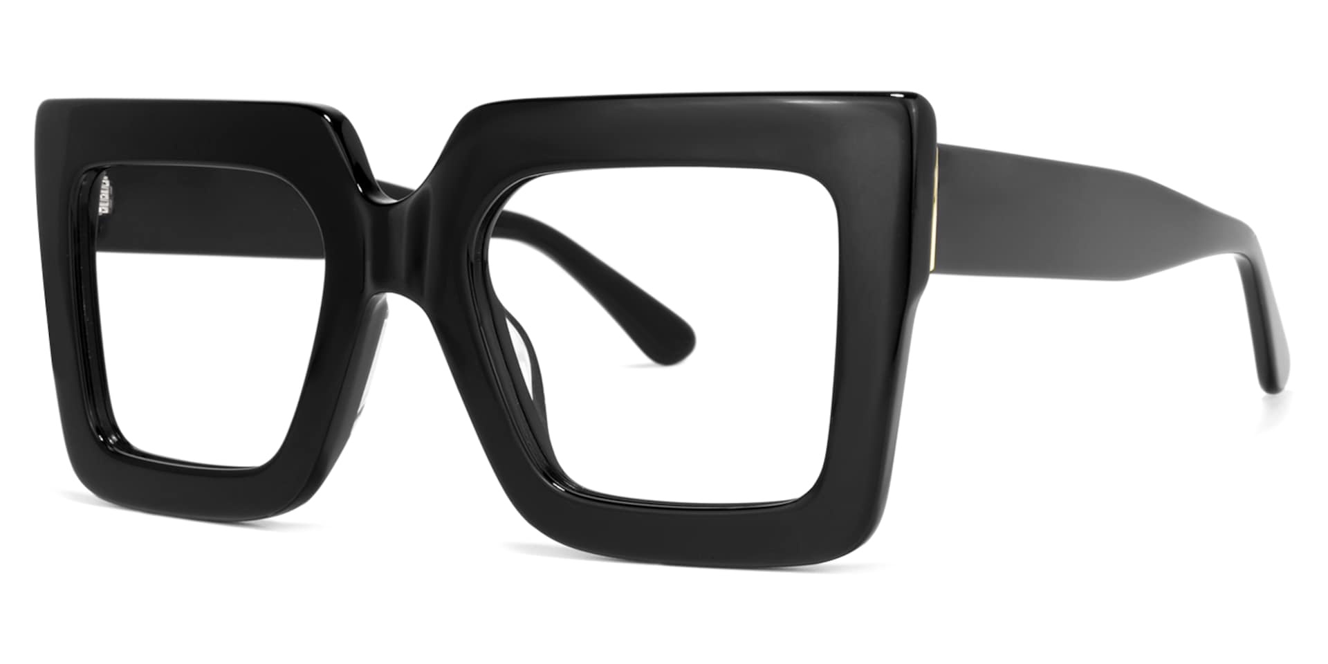 Brandon Square Black Glasses | Zeelool Glasses1