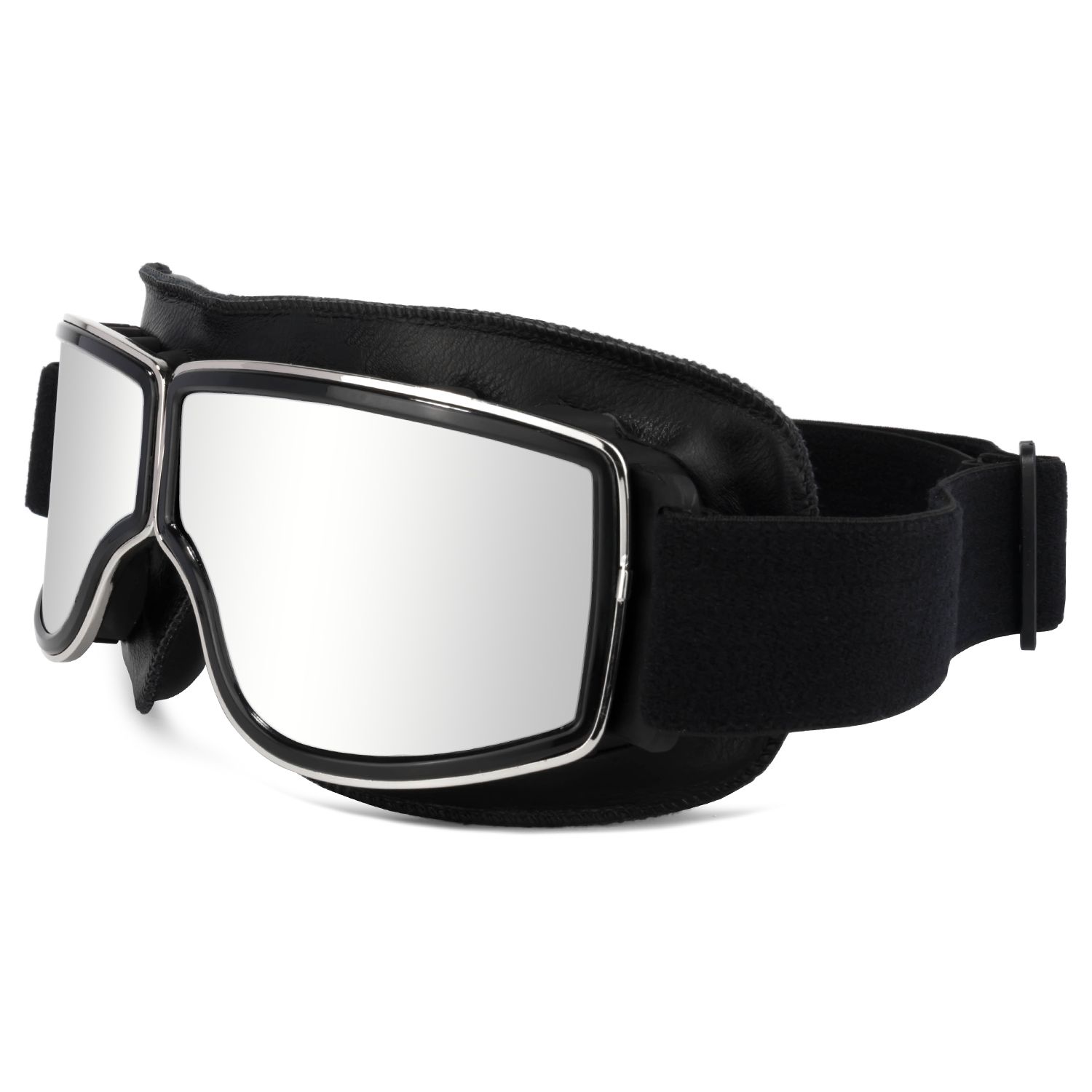 Bond Motorbike Vintage Aviator Helmet Glasses | Zeelool Glasses1