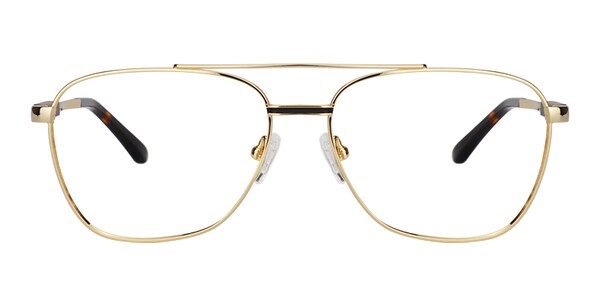 Aviator Gold Glasses | Zeelool Eyewear