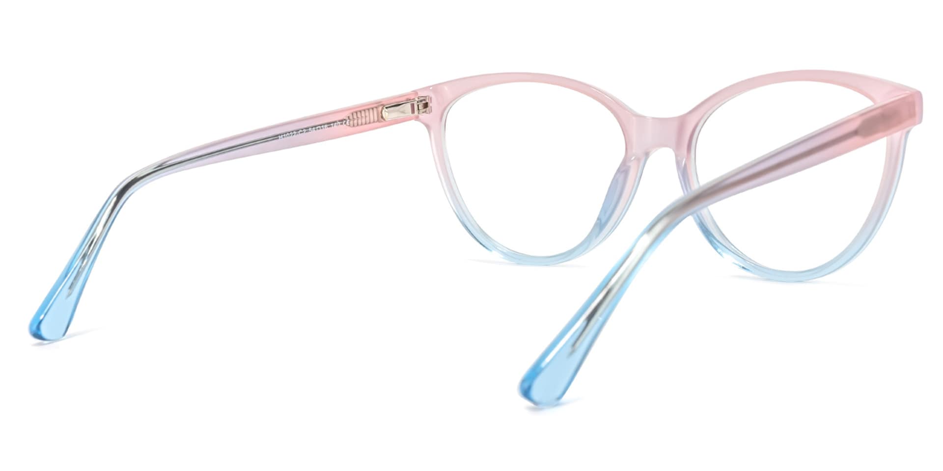 Palos Cateye Pink-Blue Glasses | Zeelool Glasses4