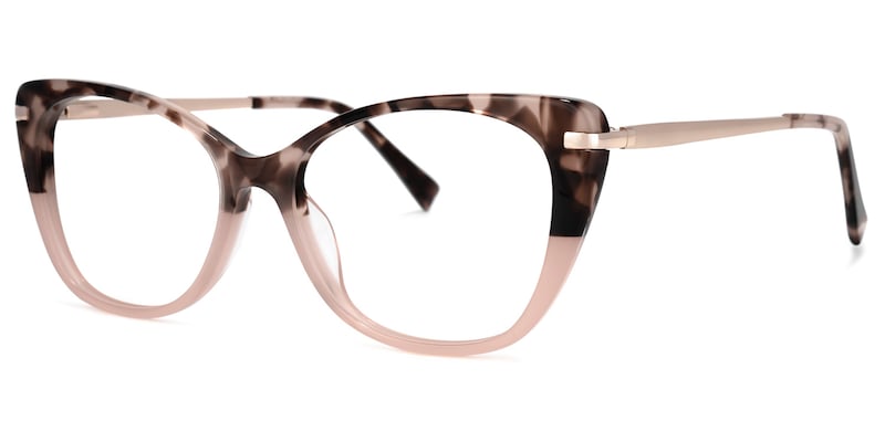 Posey Cateye Two-Tone Glasses | Zeelool Glasses1