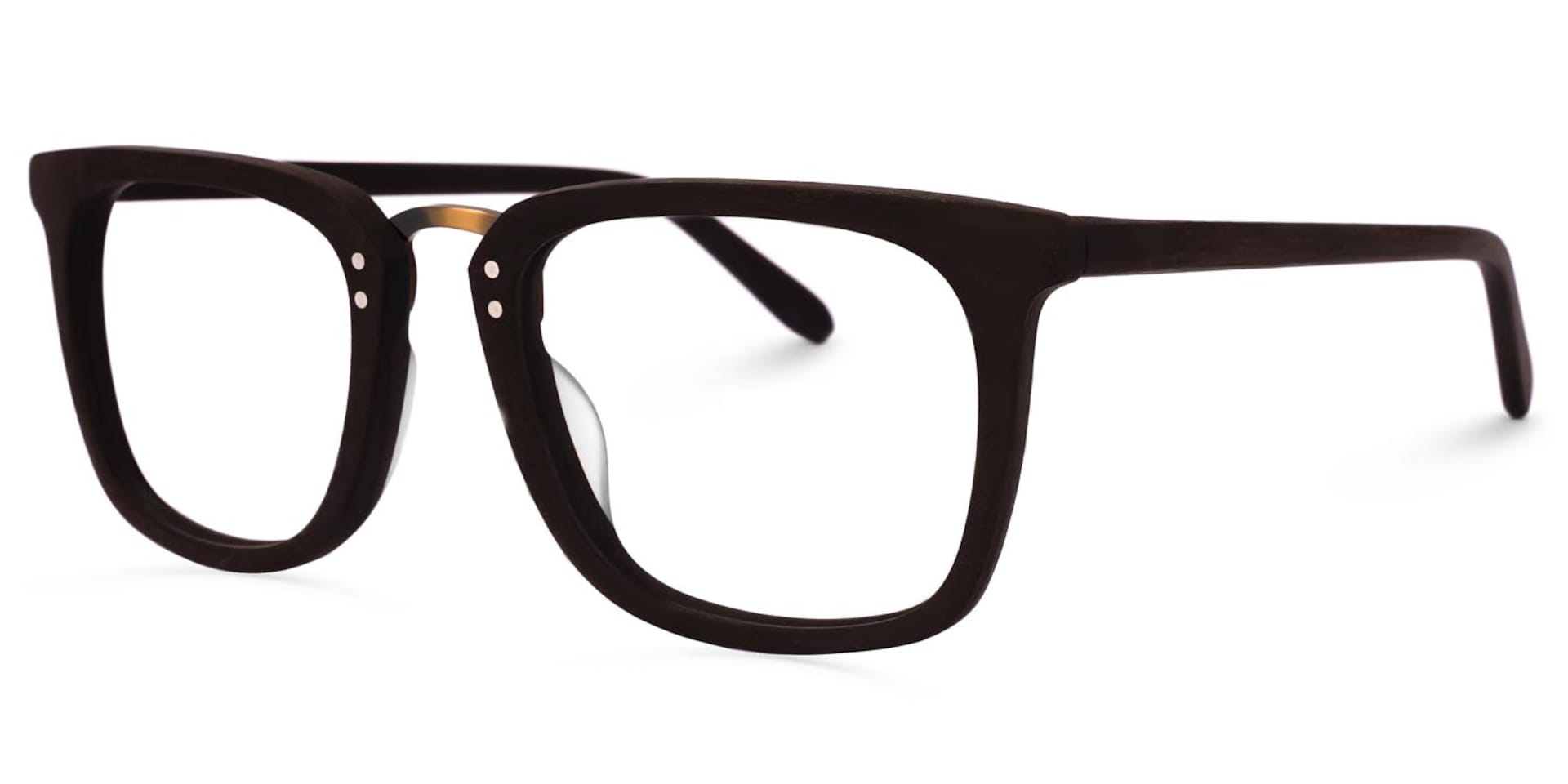 Rectangle Wood Glasses | Zeelool Prescription Glasses1