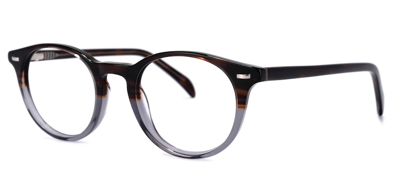 Yram Round Two-Tone Glasses | Zeelool Glasses1
