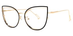 Spivey Black Cat eye Glasses1