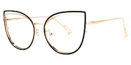 Spivey Cateye Black Glasses1
